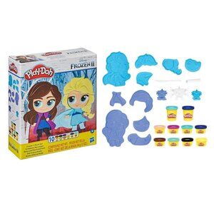 Brand New ❄️Play-Doh Frozen Anna & Elsa Create Set/ BONUS: 2 extra Play-Doh cans